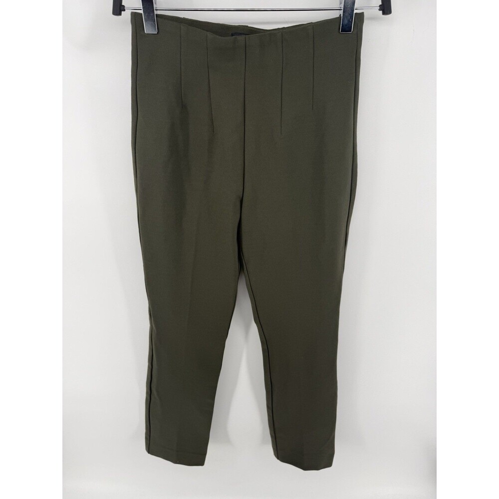 Banana Republic Ponte Women's XS Green Pull-On Pants  Inseam 28